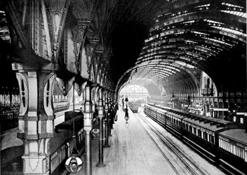 Paddington Station, Londen, 1890